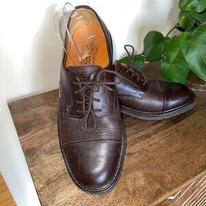 Mephisto Air Relax Mens Size 9 Brown Cap Toe Oxford Dress Shoes Business Casual